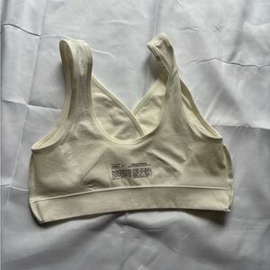 audenWomen's Cream Sports Bra